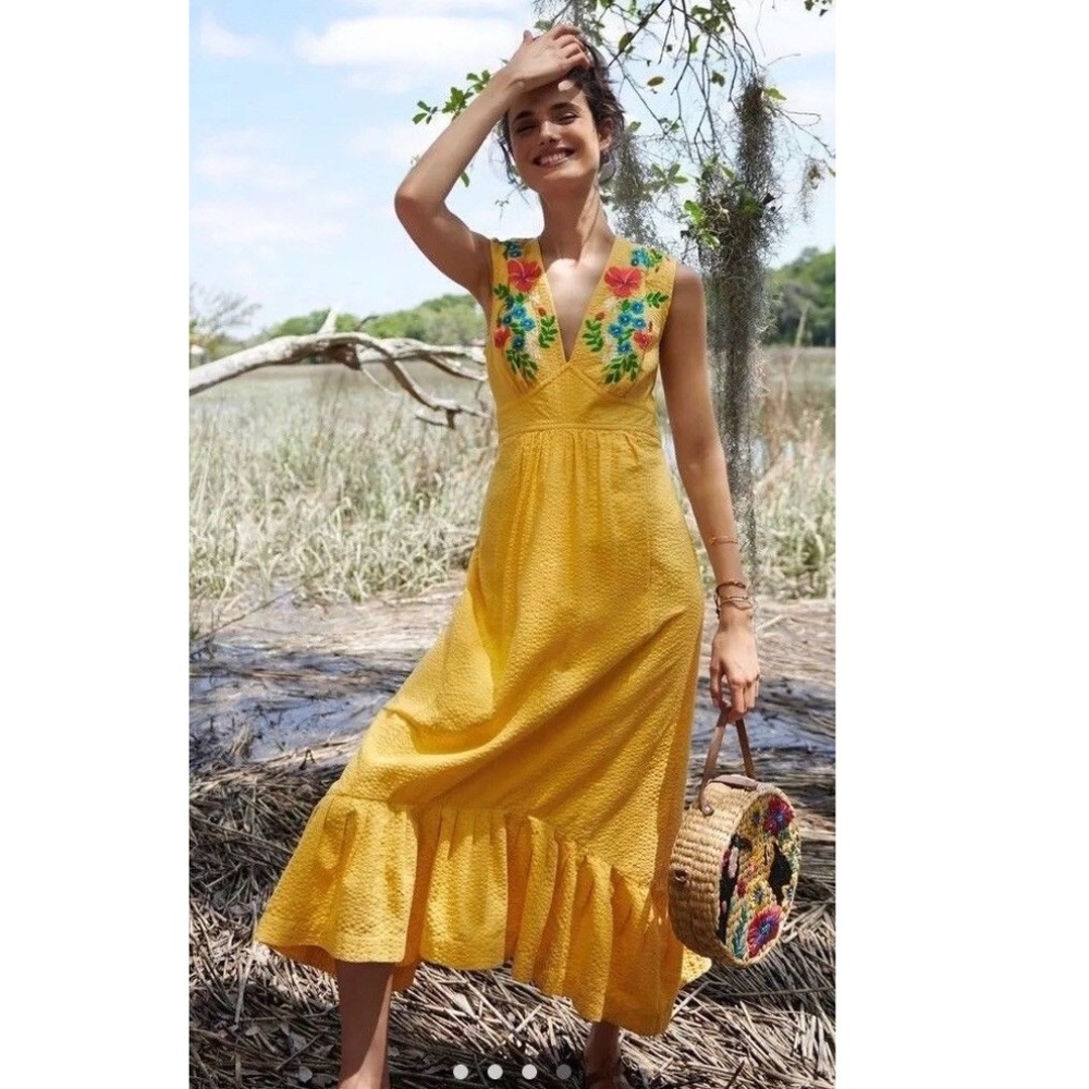 ANTHROPOLOGIE CATALINA MAXI DRESS new - Picture 2 of 8